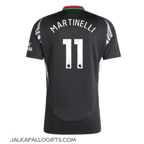 Arsenal Gabriel Martinelli #11 Vieraspaita 2024-25 Lyhythihainen